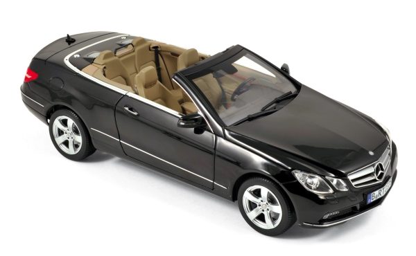 Mercedes-Benz Classe E Cabriolet 2010 Noir 1/18