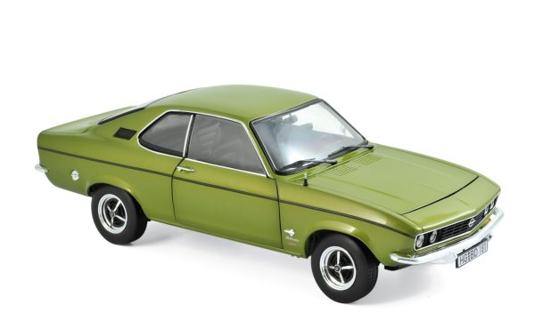 Opel Manta 1970 Vert citron métallisé 1/18