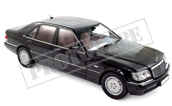 Mercedes-Benz S600 1997 Noir 1/18