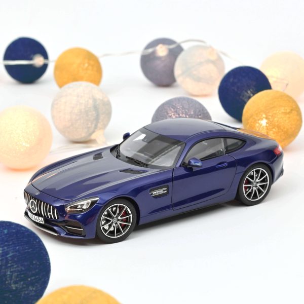 Mercedes-AMG GT S 2019 Bleu métallisé 1/18