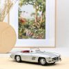 Mercedes-Benz 300 SL Roadster 1957 Argent 1/18 – Image 2