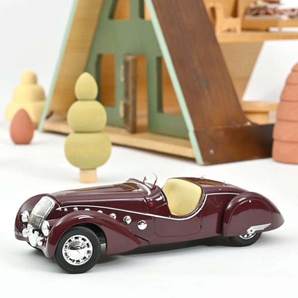 Peugeot 302 Darl'Mat Roadster 1937 Rouge foncé 1/18