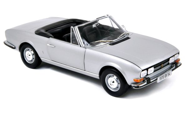 Peugeot 504 Cabriolet 1971 Gris métallisé 1/18
