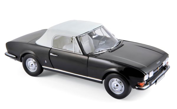 Peugeot 504 Cabriolet 1971 Noir 1/18