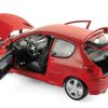 Peugeot 206 RC 2003 Aden Rouge 1/18 – Image 2