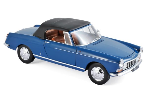 Peugeot 404 Cabriolet 1967 Bleu Mendoza 1/18