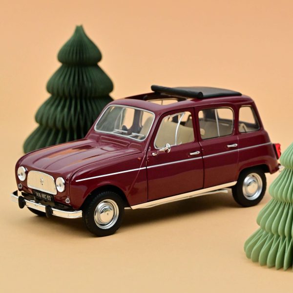 Renault 4L 1966 Rouge foncé 1/18