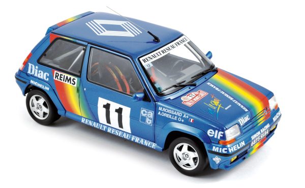 Renault Supercinq GT Turbo 1990 Rallye M-C 11 Oreille/Roissar 1/18