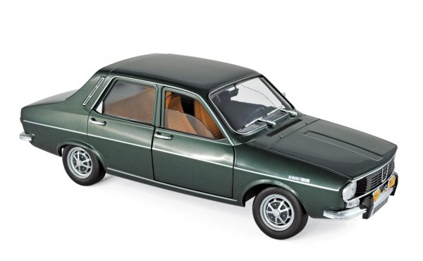 Renault 12 TS 1973 Vert foncé métallisé 1/18ème - 100pcs
