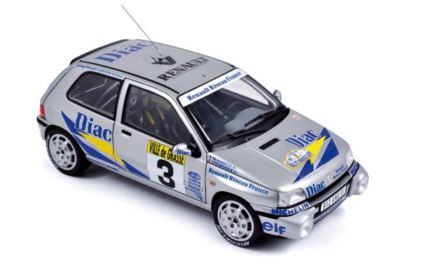 Renault Clio 16S 1991 Rallye Grasse Alpin 3 Ragnotti/Thimonier 1/18