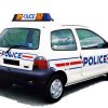 Renault Twingo 1995 Police Nationale 1/18 – Image 2