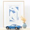 Alpine A110 1600S 1972 Bleu avec logo latéral 1/18 – Image 2