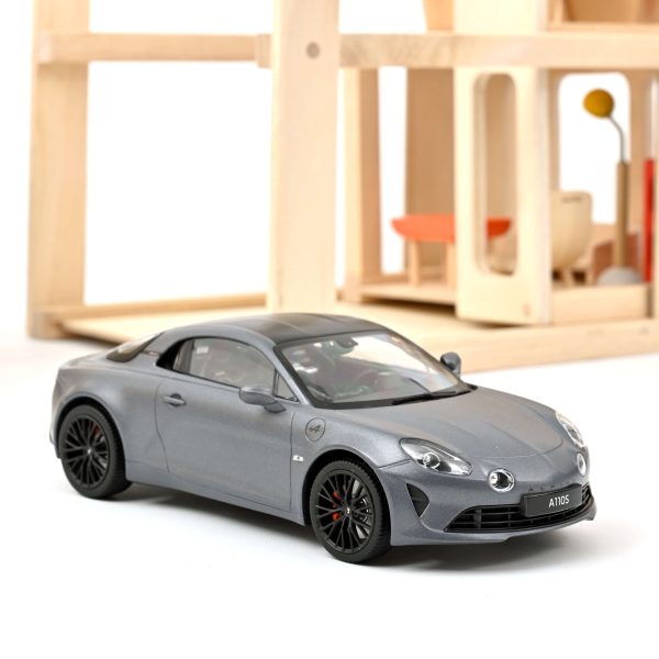 Alpine A110S 2019 Gris mat et toit en carbone 1/18
