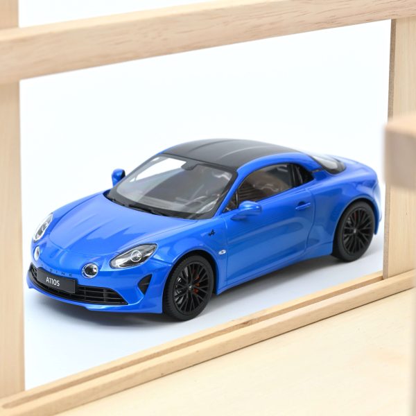 Alpine A110S 2019 Bleu Alpin et toit en carbone 1/18 - 110 pcs