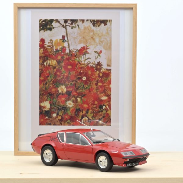 Alpine A310 V6 1979 Rouge avec déco V6 1/18 - 200pcs