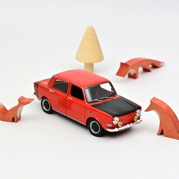 Simca 1000 Rallye I 1971 Rouge Sarde 1/18