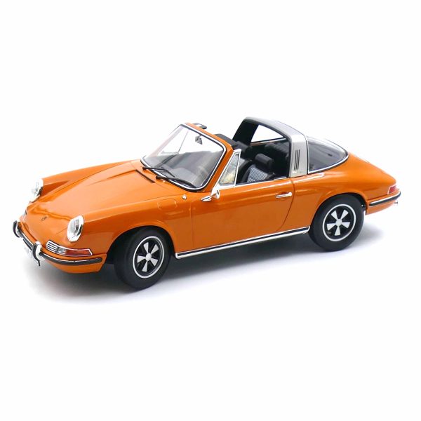 Porsche 911 T Targa 1970 Orange Signal 1/18