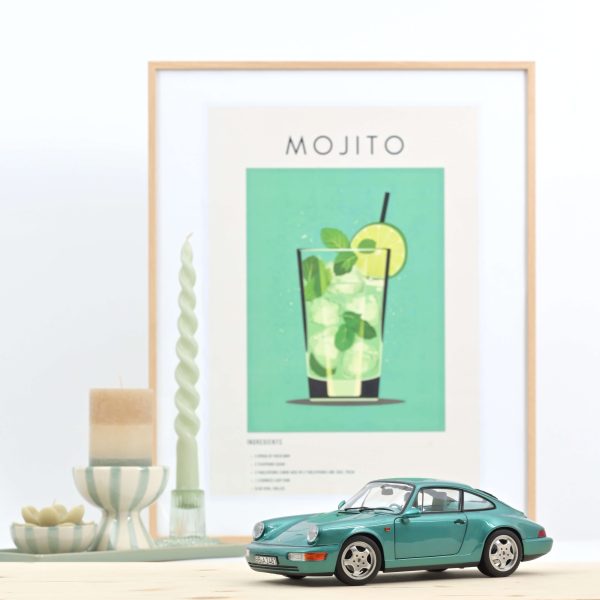 Porsche 911 Carrera 2 1992 Vert Wimbledon 1/18