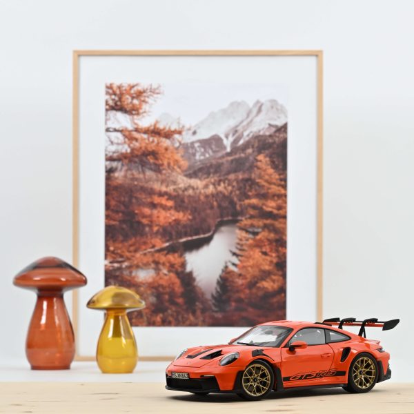 Porsche 911 GT3 RS 2022 Orange Golfe 1/18