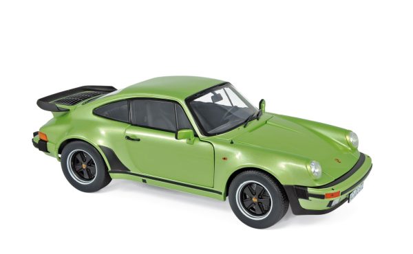 Porsche 911 Turbo 1978 vert argenté métallisé 1/18