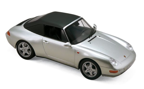 Porsche 911 Cabriolet 1994 Argent 1/18