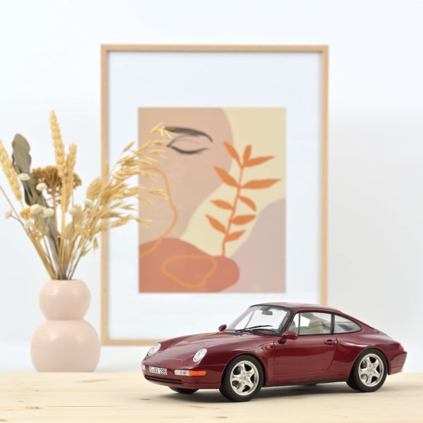 Porsche 911 Carrera 1994 Rouge métallisé 1/18 - 200pcs