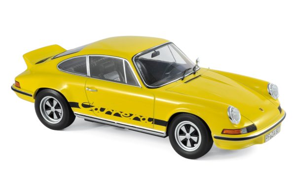 Porsche 911 RS Touring 1973 jaune et noir 1/18