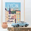 Porsche 911 S Targa 1973 Bleu clair 1/18 – Image 2