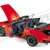 Porsche 911 Turbo Cabriolet 1987 Rouge 1/18 – Image 2