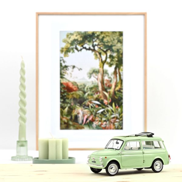 Fiat 500 Giardiniera 1963 Vert Oasis 1/18 - 200pcs