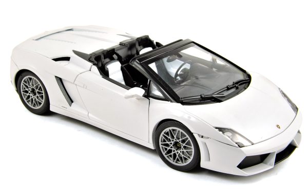 Lamborghini Gallardo LP 560-4 Spyder 2009 Blanc 1/18