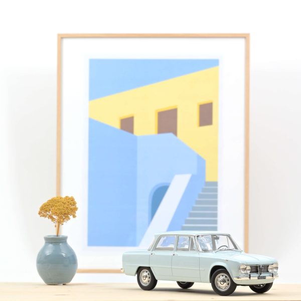 Alfa Romeo Giulia TI 1964 Bleu Clair 1/18 - 200pcs