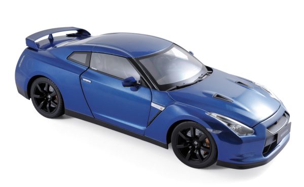 Nissan GTR R-35 2008 Bleu 1/18