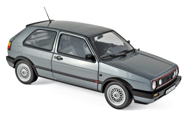 VW Golf GTI 1990 Gris métallisé 1/18