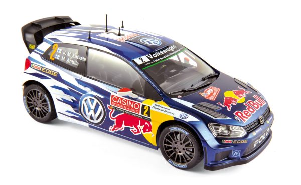VW W Polo R WRC 2015 Rallye M-C 2 Latvala/Anttila 1/18