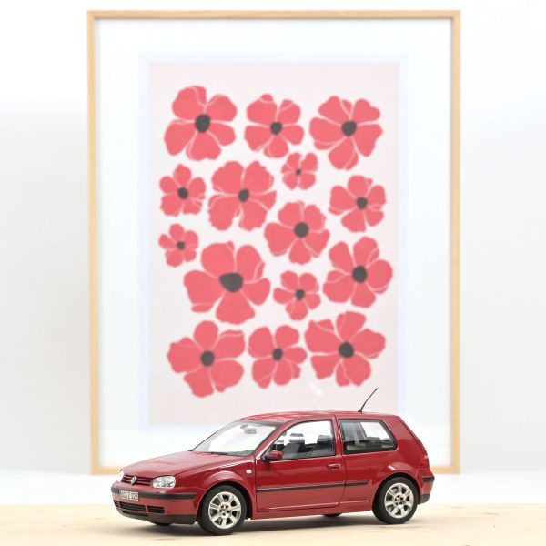 VW Golf 2002 Rouge 1/18