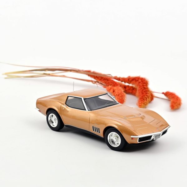 Chevrolet Corvette Coupé 1969 Or métallisé 1/18