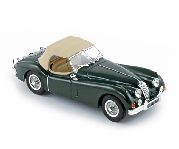 Jaguar XK140 Roadster 1957 British Racing Vert 1/43