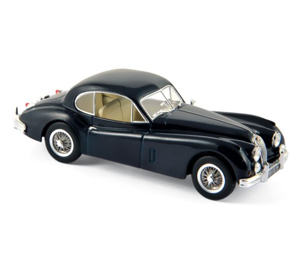 Jaguar XK140 Coupe 1957 Bleu foncé 1/43
