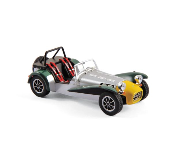 Caterham Super Seven 1983 Aluminium Jaune et Vert 1/43