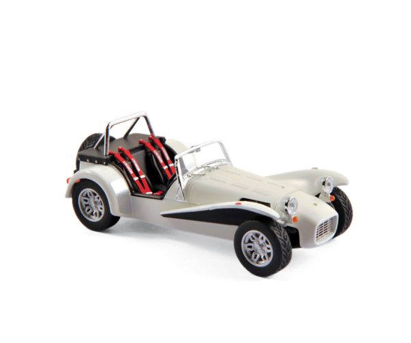Caterham Super Seven 1979 Old english Blanc RHD 1/43