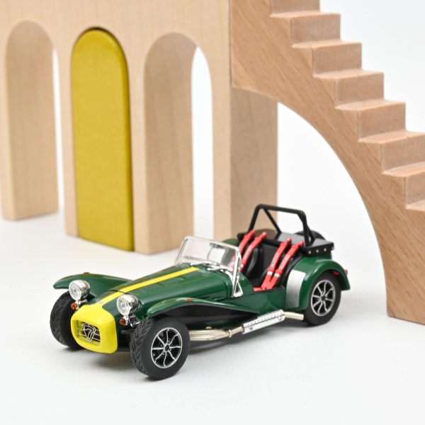 Caterham Super Seven 1979 Vert et Jaune 1/43