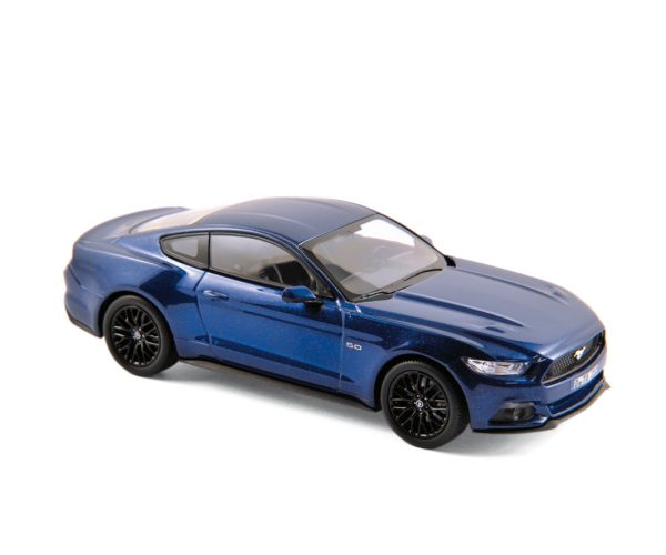 Ford Mustang Fastback 2015 Bleu métallisé 1/43