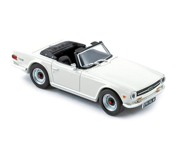 Triumph TR6 1970 Blanc 1/43