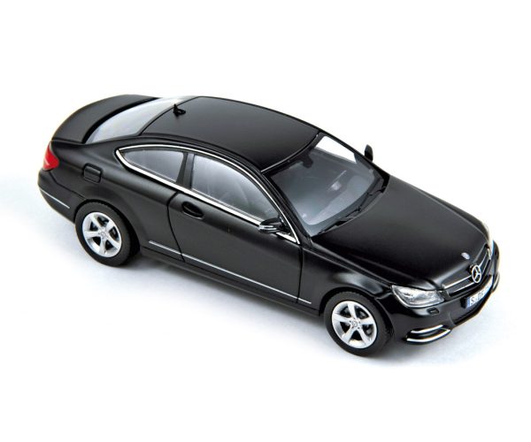 Mercedes-Benz Classe C Coupé 2011 Noir mat 1/43