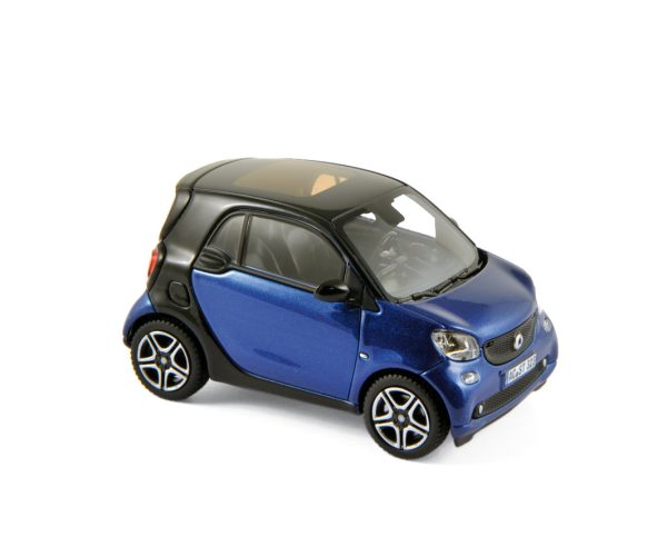 Smart Fortwo 2015 Noir&Bleu 1/43