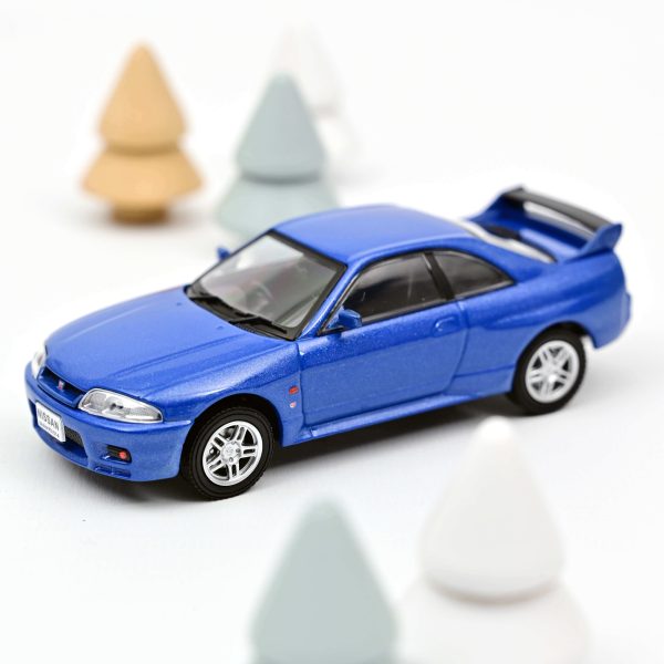 Nissan Skyline R33 GT-R 1995 Bleu métallisé 1/43