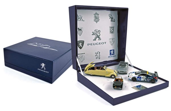 Coffret 2010 Anniversaire 200e année Peugeot (4 Modelcars) 2010 1/43