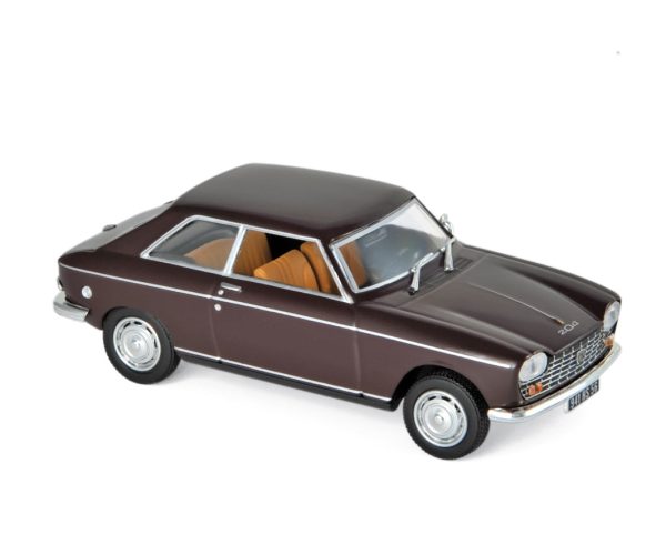 Peugeot 204 Coupé 1967 Marron 1/43