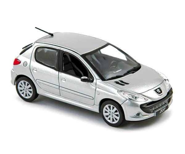 Peugeot 207 Bresil 2008 Argent  1/43